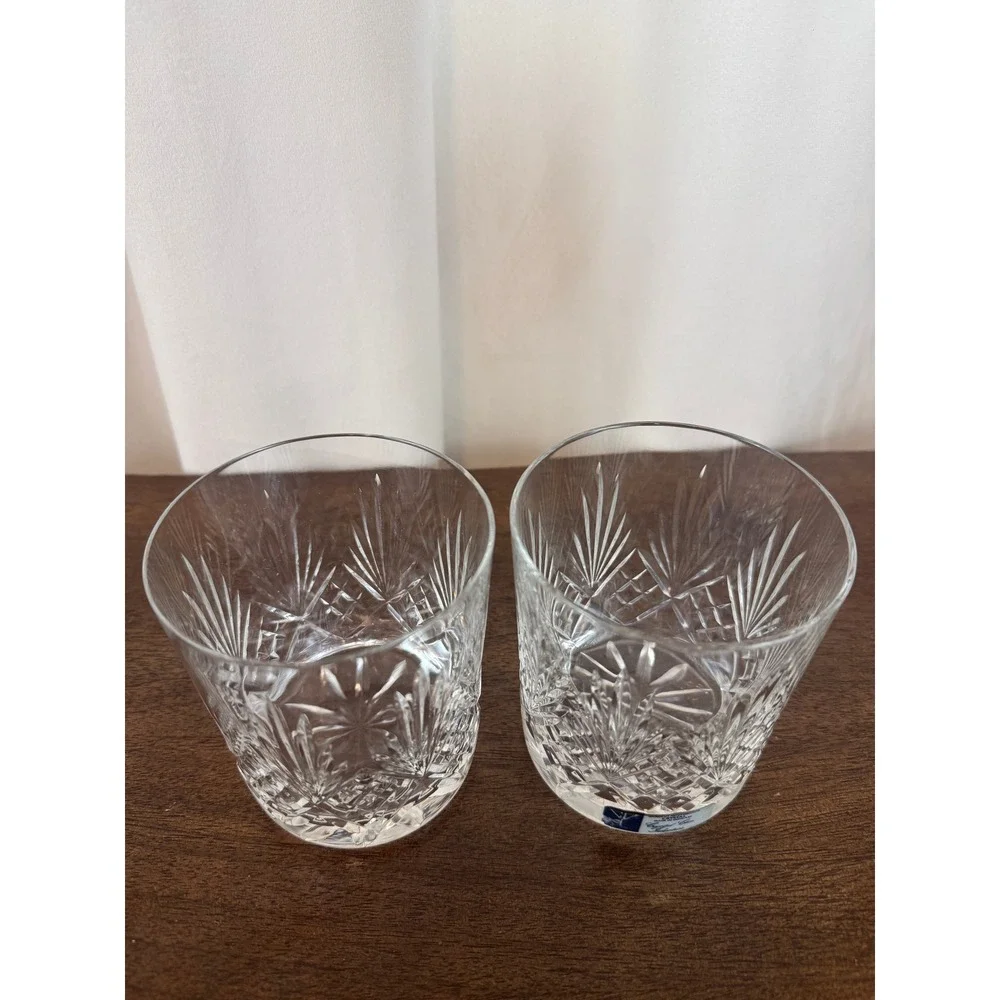 Crystal Clear Industries Set‎ of TWO Essex Double Old Fashioned Glasses 4